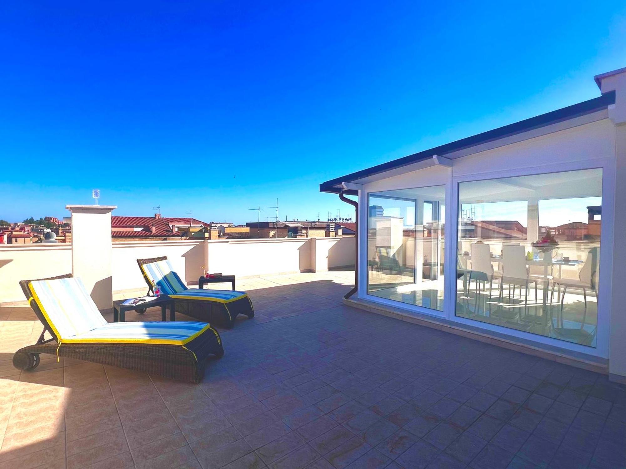 Roma Airport Sky Apartments 피우미치노 외부 사진