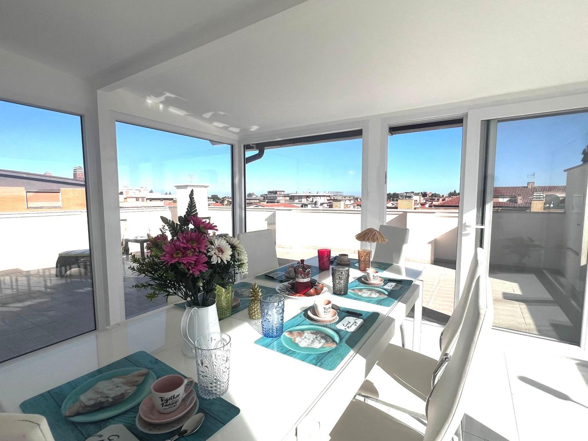 Roma Airport Sky Apartments 피우미치노 외부 사진